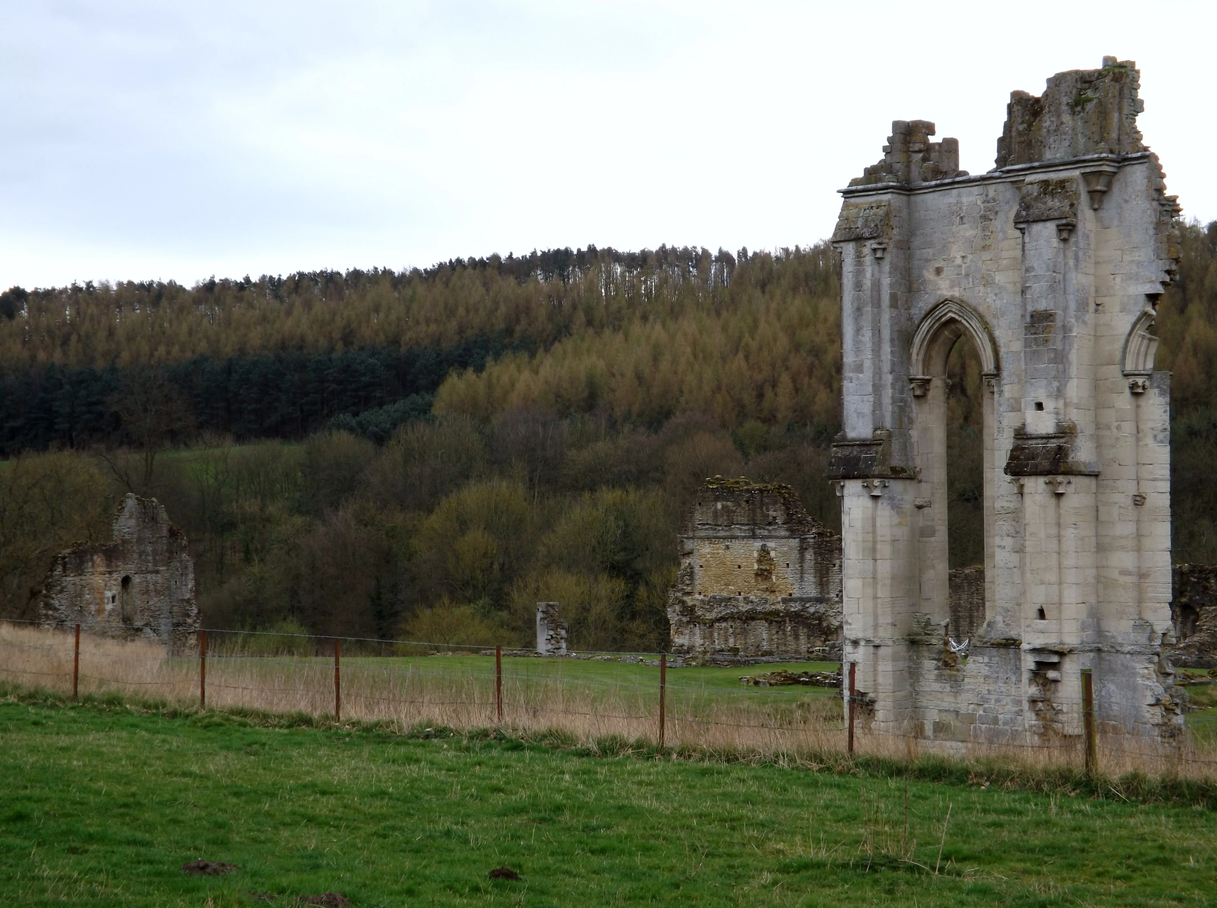 Photograph of Kirkham Priory, Yorkshire Wolds